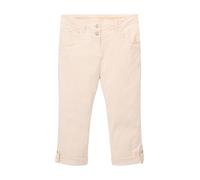 Tom Tailor - 3/4 Hose mit Teilungsnaht fawn beige offwhite stripe - Gr. - 36