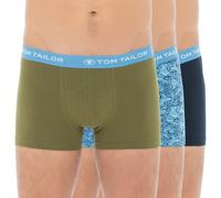 Tom Tailor 3-er Set Trunks Blau & Grün gemustert