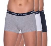 Tom Tailor 3-er Set Trunks Blau, Weiß & Grau
