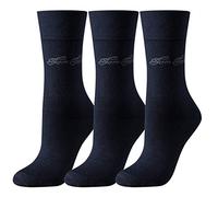 TOM TAILOR Damen Socken 3-er Pack, 9703 / TOM TAILOR women basic socks 3 pack, Gr. 35-38, Blau (dark navy - 545)