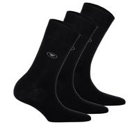 TOM TAILOR 3er Pack Damen Socken - Basic, einfarbig Schwarz 39-42
