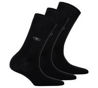 TOM TAILOR 3er Pack Damen Socken - Basic, einfarbig Schwarz 39-42