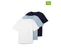 Tom Tailor 3er-Set: Shirts in Weiß - Größe S | Herren Plussize
