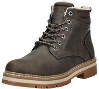 Schnürstiefelette TOM TAILOR "Tom Tailor Stiefelette Lederimitat", Damen, Gr. 43, mokka, Lederimitat, Schuhe Schnürstiefelette (37278114-43) mokka