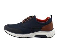 Keilsneaker TOM TAILOR, Herren, Gr. 42, blau (navy, braun), Lederimitat, Textil, sportlich, Schuhe, Freizeitschuh, Halbschuh, Schnürschuh mit Tom Tailor Marken-Label (40343504-42) navy, braun
