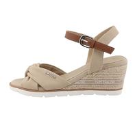 Tom Tailor Damen 5390040007 Keilsandale, Sand, 42 EU