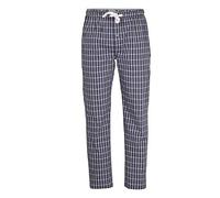 TOM TAILOR Herren Lange-Hose blau kariert 1er Pack 50