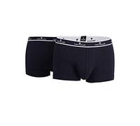 Tom Tailor Underwear Herren Retroshorts Hip Pants, 2er Pack, Einfarbig, Gr. Large (Herstellergröße: L/6), Blau (Navy 7000)