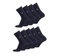 TOM TAILOR 9 Paar Herrensocken aus Baumwolle - Strumpf-9 er Sparpack - Größe 39-42 und 43-46, SockSizes:43-46
