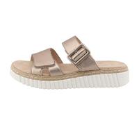 TOM TAILOR - Sandalen im Metallic-Look gold 37