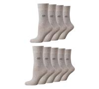 TOM TAILOR 9er Pack Basic Women Socks 9703 285 light grey melange Doppelpack Strümpfe Socken, Size:35-38