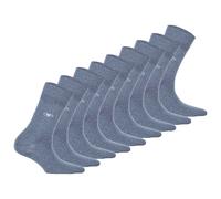 TOM TAILOR 9er Pack Damen Socken - Basic, einfarbig 39-42 Blau