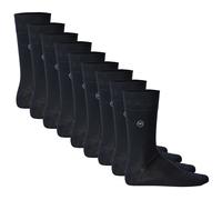 TOM TAILOR 9er Pack Herren Socken - Basic, einfarbig 43-46 Blau