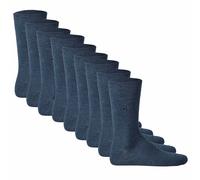 TOM TAILOR 9er Pack Herren Socken - Basic, einfarbig 43-46 Blau