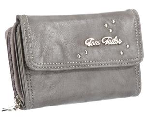 Tom Tailor Acc JOLIET Damenbörse stone 14007 72, Damen Geldbörsen, Grau (stone 72), 15x10x4 cm (B x H x T)