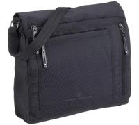 TOM TAILOR Acc Terry 10857 60, Damen Überschlagtasche, schwarz, (schwarz 60), 33x11x32