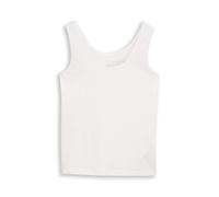 Tom Tailor Damen Top Slim Fit Rundhalsausschnitt weiß Größe L