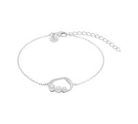 Tom Tailor Armband mit Anhänger für Damen, Sterling Silber 925, mit Süßwasserzuchtperle, 16+4 cm, silber, Geschenkidee, Armschmuck, Damenschmuck, 2100556