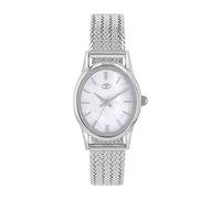 Tom Tailor Armbanduhr mit Metallband für Damen, Silber, wasserdichte 3 bar, Geschenkidee, kommt in Uhren Geschenkbox, 2100497