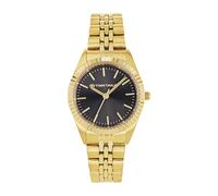 Tom Tailor Armbanduhr mit Metallband für Damen, Silber, wasserdichte 3 bar, Geschenkidee, kommt in Uhren Geschenkbox, 2100515