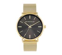 Tom Tailor Armbanduhr mit Metallband für Herren, Silber, wasserdichte 3 bar, Geschenkidee, kommt in Uhren Geschenkbox, 2100596