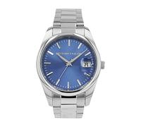 Tom Tailor Armbanduhr mit Metallband für Herren, Silber, wasserdichte 5 bar, Geschenkidee, kommt in Uhren Geschenkbox, 2100627