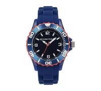 Tom Tailor Armbanduhr mit Silikonband für Jungen, Silber, wasserdichte 3 bar, Geschenkidee, kommt in Uhren Geschenkbox, 2100705