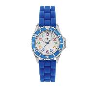 Tom Tailor Armbanduhr mit Silikonband für Jungen, Silber, wasserdichte 3 bar, Geschenkidee, kommt in Uhren Geschenkbox, 2100703