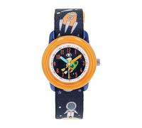 Quarzuhr TOM TAILOR, orange (mehrfarbig), Armbanduhren, Kinder, Quarzuhr, Armbanduhr, Kinderuhr, Junge, analog (30318110-0) mehrfarbig