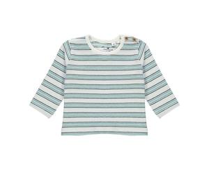 TOM TAILOR Baby gestreiftes Langarmshirt, weiß, gestreift, Gr.62