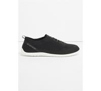 Barfußschuh TOM TAILOR "Kawelo", Gr. 41, schwarz, Textil, Schuhe Barfußschuh, Freizeitschuh, Halbschuh, Schnürschuh mit Logoschriftzug (78574516-41) schwarz