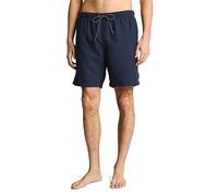 Badeshorts TOM TAILOR, Gr. 3XL, N-Gr, sky captain, Web, Polyester, Badehosen Badeshorts, unifarben, mit Gummizug und Kordel (70885861-XXXL) sky captain