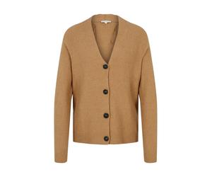 Tom Tailor - Basic Cardigan soft light camel melange - Gr. - L