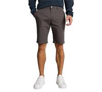 Tom Tailor Slim Fit Chinoshorts aus reiner Baumwolle in Dunkelgrau, Größe 34