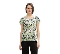 Tom Tailor Regular Fit T-Shirt aus reiner Baumwolle in Hellgruen, Größe XXXL