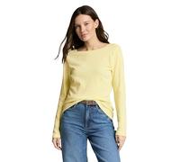 Tom Tailor - Basic Langarmshirt aus Baumwolle soft lemon - Gr. - XL