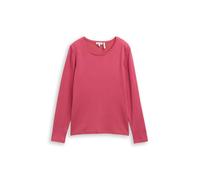 Tom Tailor - Basic Strickpullover mit Rundhalsausschnitt cozy pink - Gr. - L