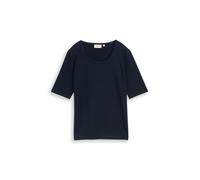 Tom Tailor - Basic T-Shirt mit Rundhalsausschnitt sky captain blue - Gr. - XXXL