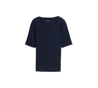 Tom Tailor T-Shirt Regular Fit – Baumwoll‑Mix, Rundhals – Sky Captain Blau XXL