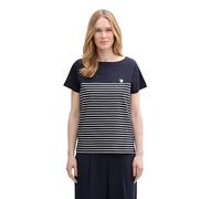 TOM TAILOR Basic Top mit Bio-Baumwolle, Rosewood pink, XXL