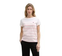 TOM TAILOR Basic Top mit Bio-Baumwolle, Rosewood pink, XXS