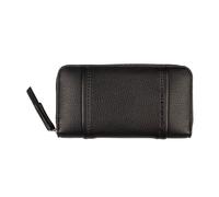 Tom Tailor Geldbörse Beca Reißverschluss Polyurethan Damen Schwarz 19 cm