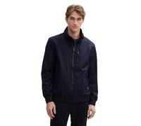 TOM TAILOR Bikerjacke aus Kunstleder, sky captain blue, XS
