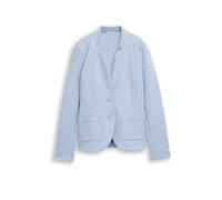 Tom Tailor Sweatblazer Ottoman Damen kentucky blau melange Gr. S Jersey tailliert mit Taschen