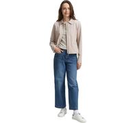 Jackenblazer TOM TAILOR, Damen, Gr. M, soft taupe melange, Obermaterial: 54% Baumwolle, 43% Polyester, 3% Elasthan, meliert, casual, regular fit taillenbedeckt, Langarm gerader Abschluss, Blazer, mit