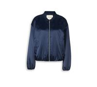 Tom Tailor - Satin Blouson Jacke mit Bomberkragen sky captain blue - Gr. - XXL