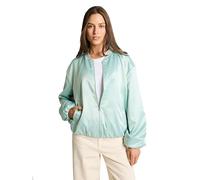 Blouson TOM TAILOR, Damen, Gr. M, blau haze, Web, Obermaterial: 96% Polyester, 4% Elasthan. Futter: 100% Polyester, unifarben, regular fit normal, elastischer Bund, Jacken Blouson, mit Bomberkragen (7