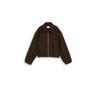 Tom Tailor - Blouson-Jacke mit Kragen braun - Gr. - 38