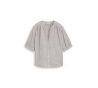 Tom Tailor - Bluse aus Baumwolle silver olive - Gr. - 38