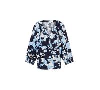 Tom Tailor - Bluse mit LENZING™ ECOVERO™ blue cut floral design - Gr. - 38